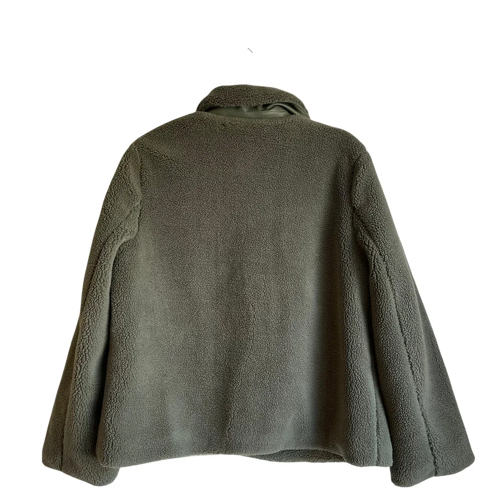 New REBECCA MINKOFF Women's Sherpa Teddy Jacket Size M NWT - Picture 3 of 8